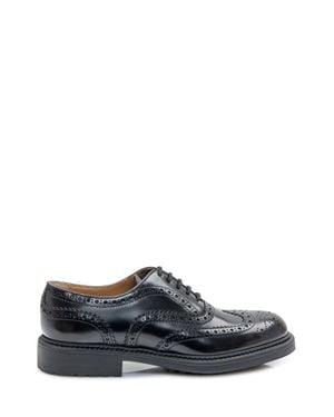 Doucal's Classic String Brogue Lace-Ups - White