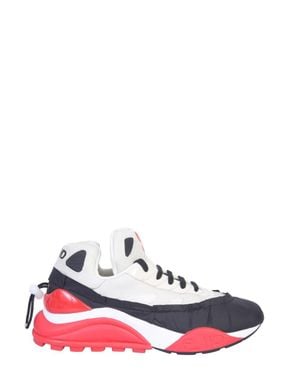 Forward Nylon And Mesh Sneakers - White