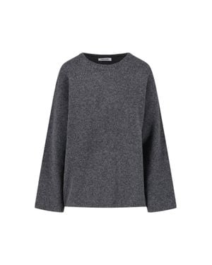 Low Classic Crew Neck Sweater - Gray