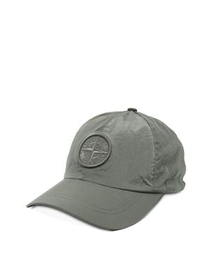 Stone Island Compass-Patch Baseball Cap - Gray