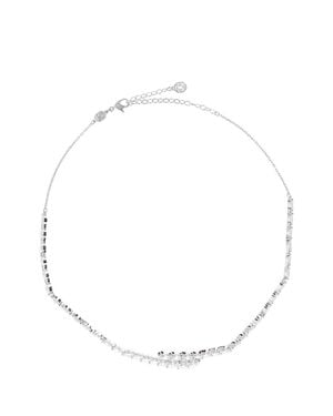 Swarovski Mesmera Metal Necklace (38 Cm) - White
