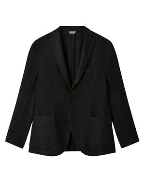 Boglioli Tailored Wool & Nylon Jacket - Black