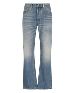McQueen High-Rise Flared Jeans - Blue