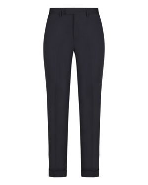 PT01 Wool Blend Pants - Blue