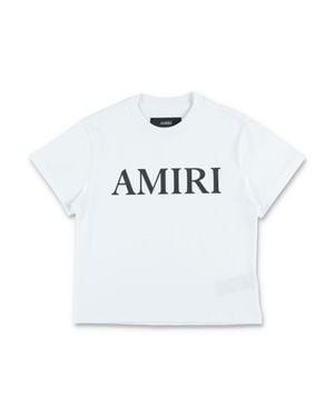 Amiri Classic Logo T-Shirt For Boys - Gray