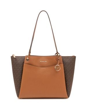 MICHAEL Michael Kors Lg Ew Tote Handbag - Brown
