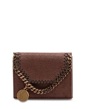 Stella McCartney Falabella Trifold Wallet - Brown