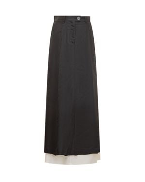Peter Do Maxi Tailored Skirt - Black