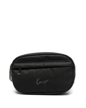 KENZO Nylon Belt Crossbody Handbag - Black