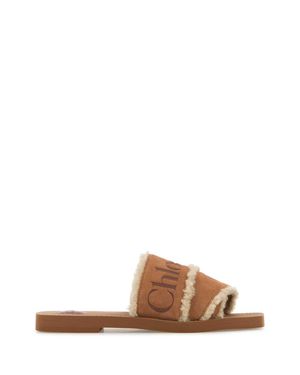 Chloé Woody Slides - Brown