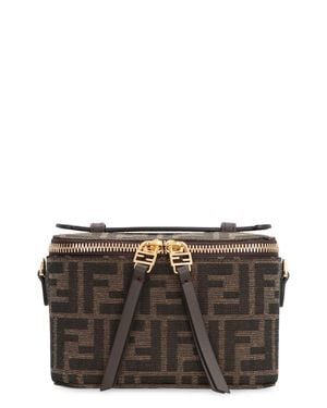Fendi Mini Vanity Handbag - Gray