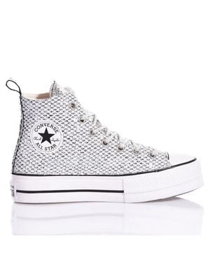 Converse Platform Denim Camo Sneaker - White
