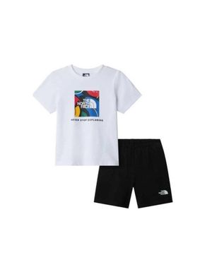 The North Face T-Shirt Set With Bermuda Shorts - White