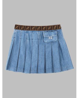 Fendi Gonna Light Denim - Blue