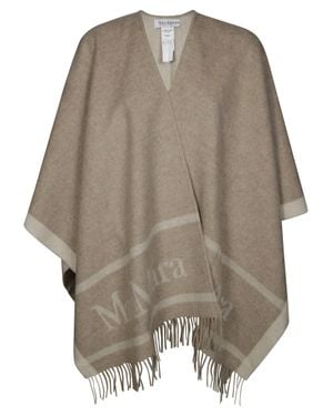 Max Mara Hilde Mini Cape - Gray