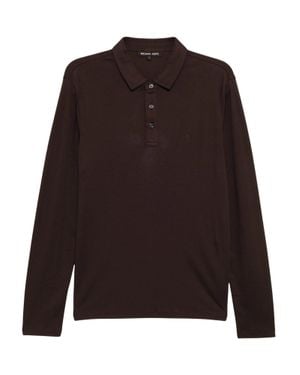 Michael Kors 100% Cotton Polo Shirt - Brown