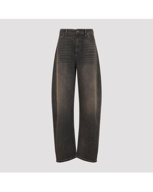 Ralph Lauren Sienna Wash Wide Lag Pants - Gray