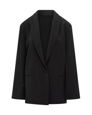 Alberta Ferretti Mini Monochrome Blazer - Black