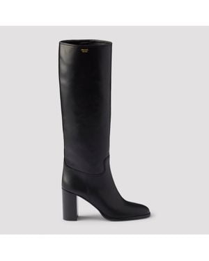 Prada Leather Boots - Black