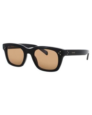 Celine Acetate Square Sunglasses - Black