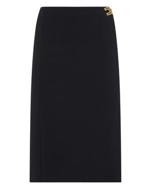 Elisabetta Franchi Midi Skirt Polyester - Blue