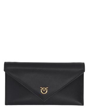 Pinko Envelope Clutch Wallet - Black
