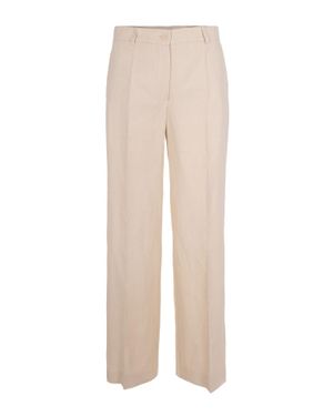 P.A.R.O.S.H. Sand Palazzo Pants - Natural