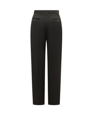 Loulou de Saison Tailored Pants With Pinches - Black