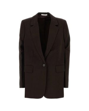 Co. Oversize Visse-Linen Blazer - Black
