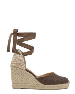 Castañer Elegant Mini Flats - Metallic