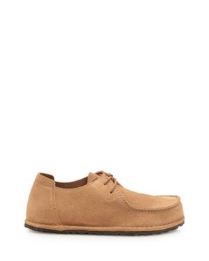 Birkenstock Utti Lace-Detail Slide Sandals - Brown
