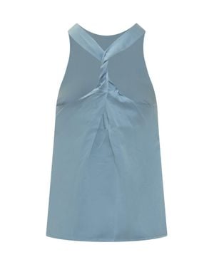Loulou de Saison Silk Top - Blue
