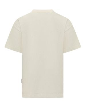 Palm Angels Palm Stamp Logo Regular T-Shirt - White