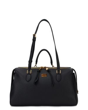 Dolce & Gabbana Leather Tote Bag Pvc - Black