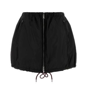 Prada Re-Nylon Mini Skirt - Black