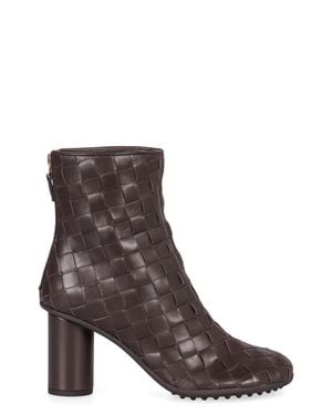 Bottega Veneta Ankle Boots Atomic Leather Lamb - Brown