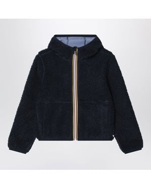 K-Way Reversible Teddy Fleece Jacket - Black