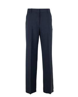 Max Mara Tailored Straight-Leg Pants - Blue