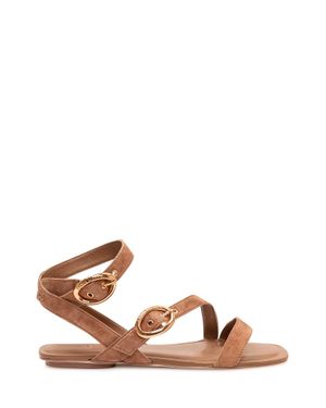 Steve Madden Karmin Sandals With Straps And Buckles - Brown
