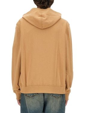 Etro Sweatshirt With Pegasus Embroidery Cotton Sweatshirts - Natural