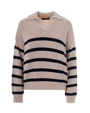 Max Mara Chic Knit Sweater - White