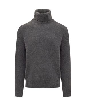 Seven Gauge Cozy Merino Sweater - Gray