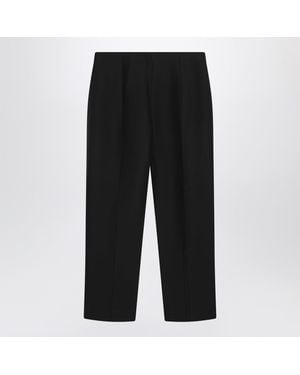 TOTEME Wool And Silk Pants - Black