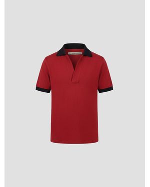 Meta Campania Essential Polo T-Shirt For Spring/Summer 2026 - Red