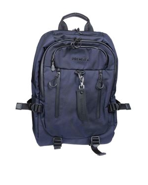 Premiata Technical Backpack With Front Zip Pockets - Blue