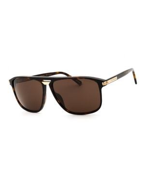 Chopard Rectangular Acetate Sunglasses - Brown