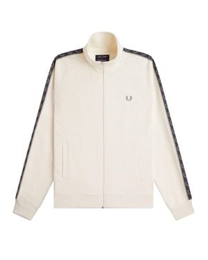 Fred Perry Mini? Sweatshirt Tracksuit With Logo E Zip - Natural