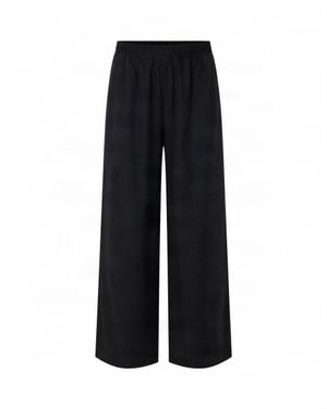Fabiana Filippi Wide-Leg Pull-On Pants - Black