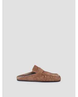 Jil Sander Stylish Sabot Slip-Ons For Summer 2025 - Brown