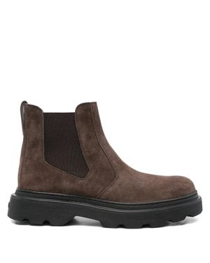 Tod's Suede Boots - Brown